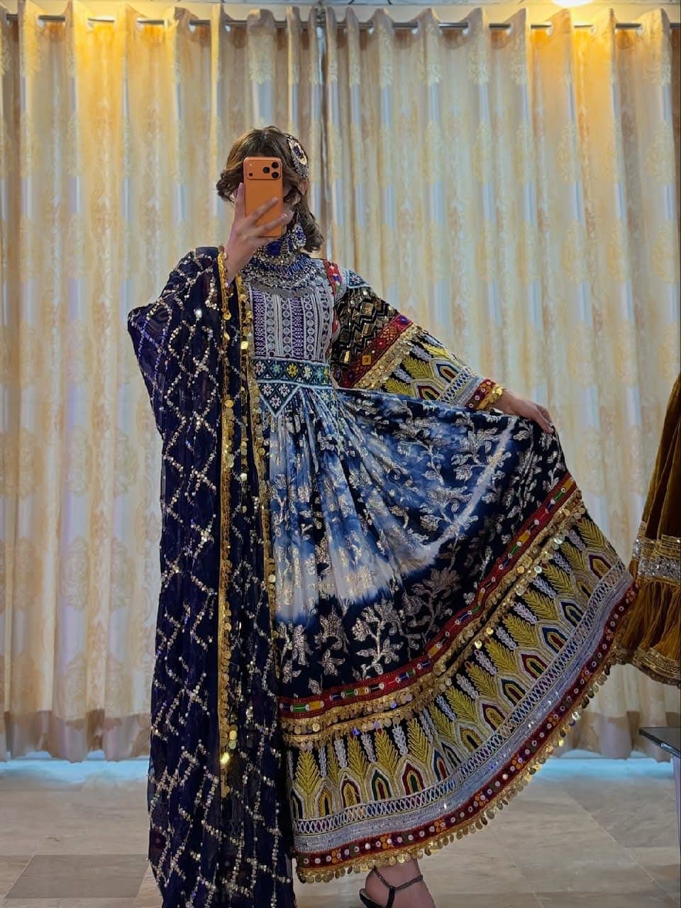 New Afghani Dress | Diyana Boutique — handmade Afghan dress