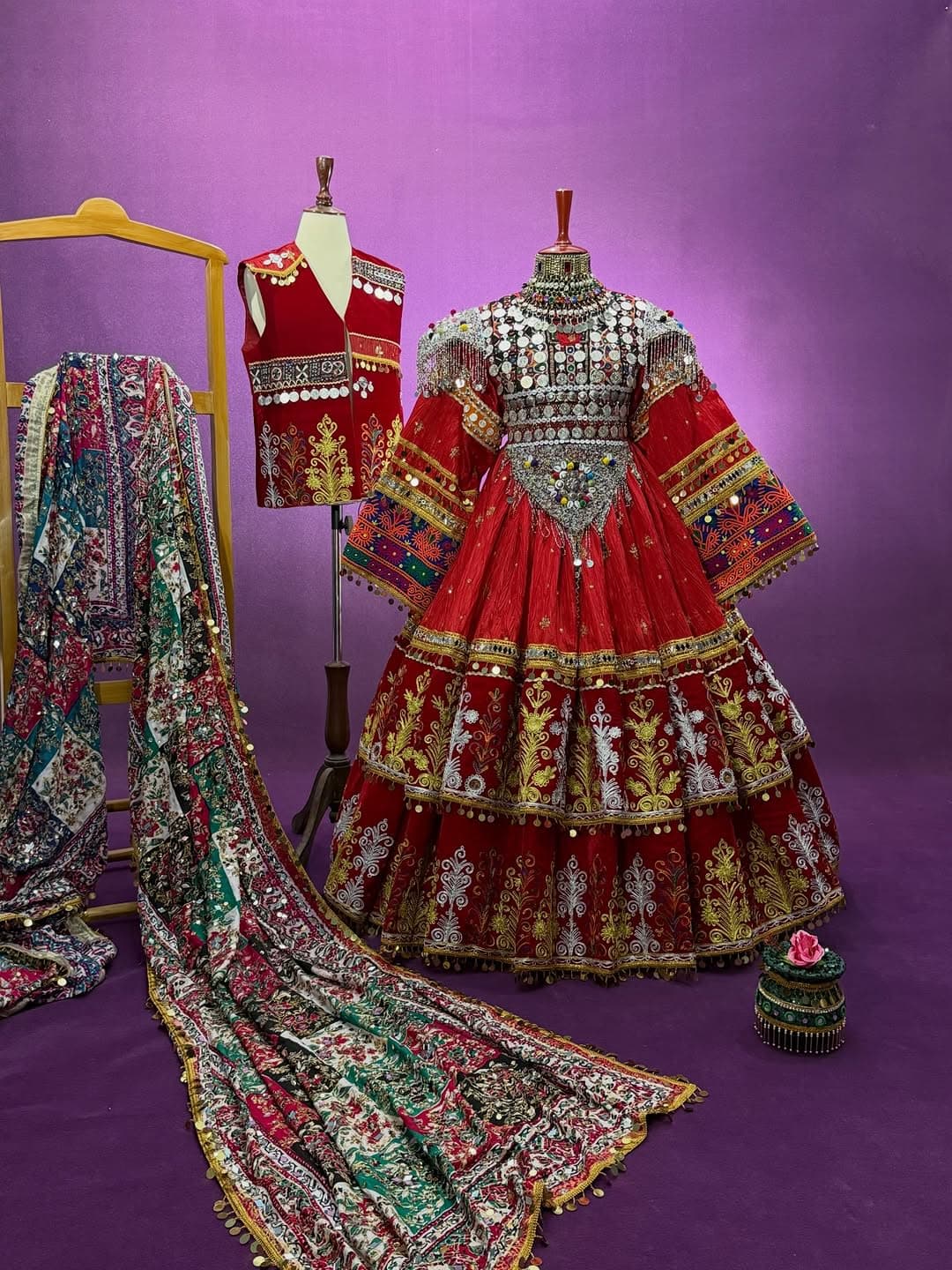 Luxury Afghan Wedding Dress | Traditional Afghani Dress with Embroidery – Diyana Boutique