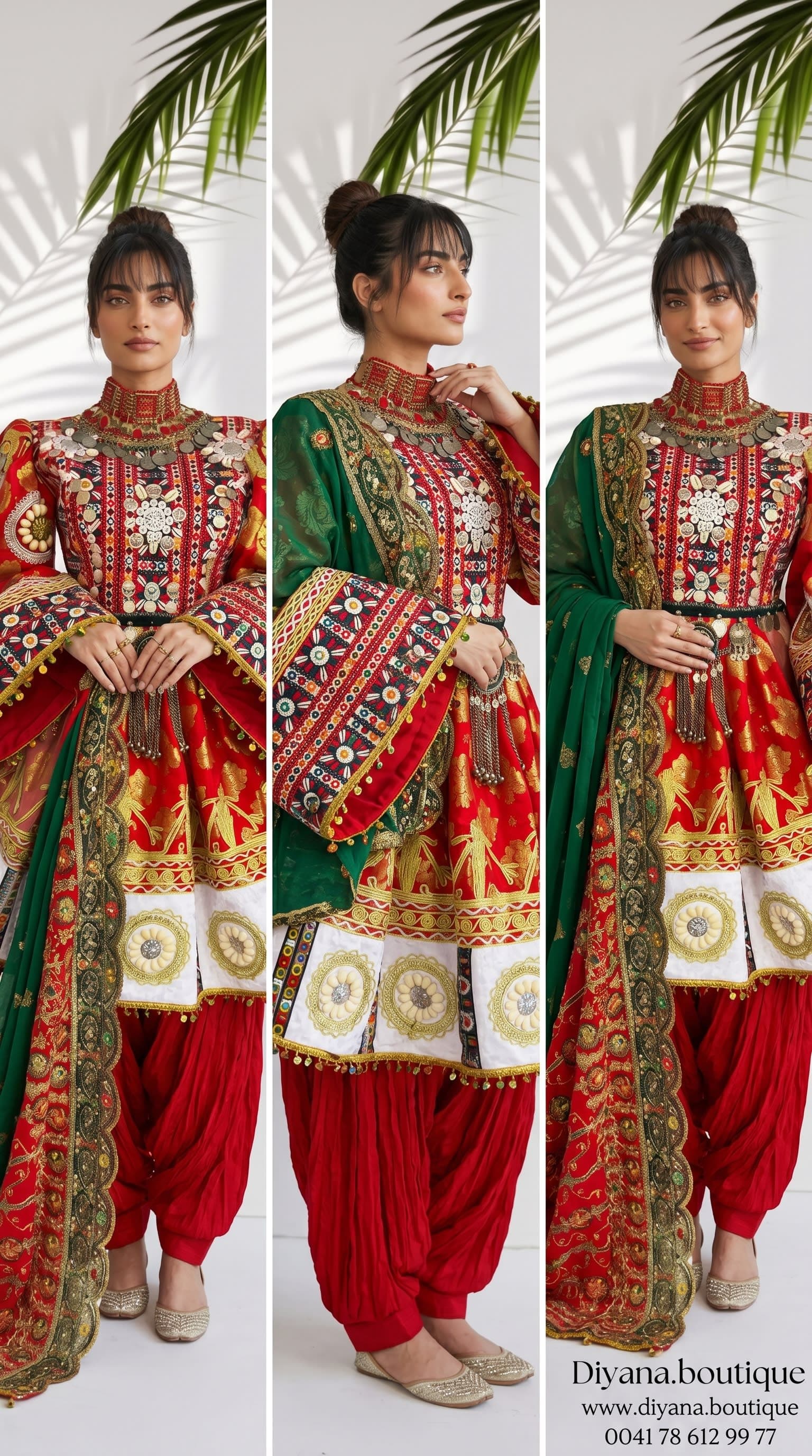 Gand Afghani Kleides 2026 — handmade Afghan dress