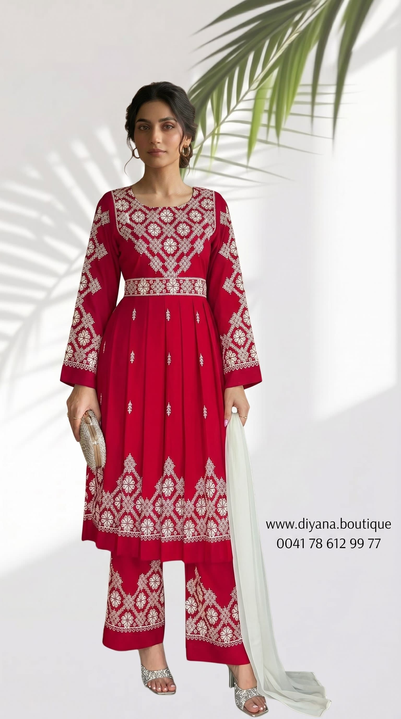 Hazaragi Afghan Dress Set | 3-Piece | Multiple Colors — handmade Afghan dress