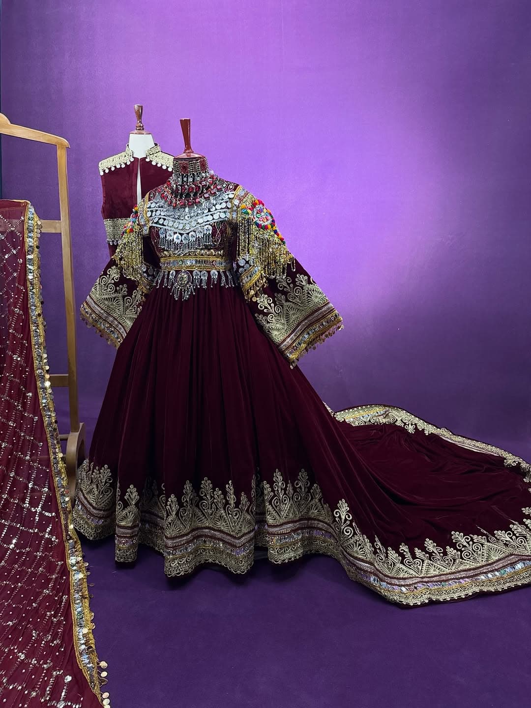 Afghanisches Hochzeitskleid für die Braut