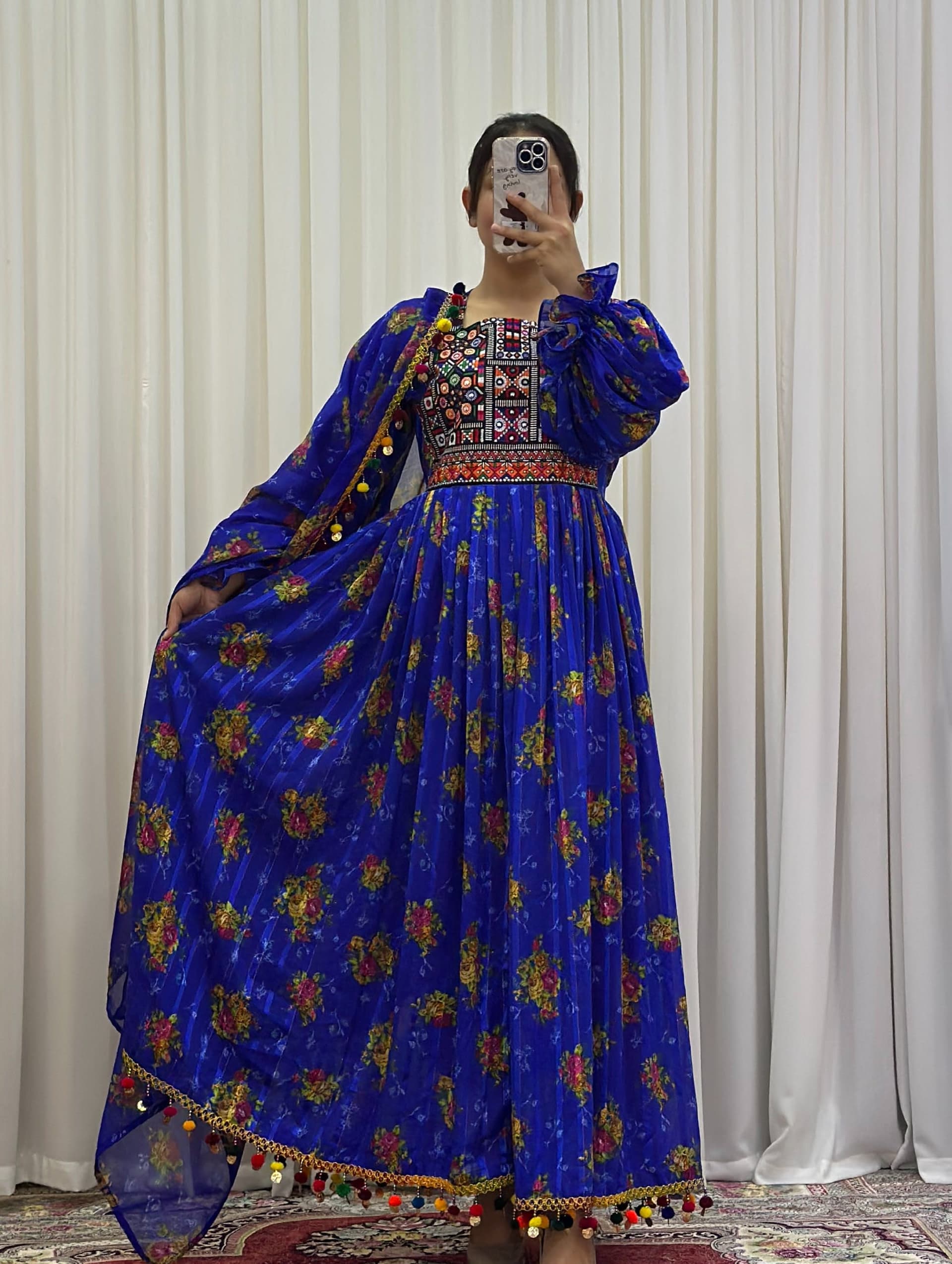 Afghani Dress – Lightweight & Comfortable Traditional Afghan Dress — handmade Afghan dress